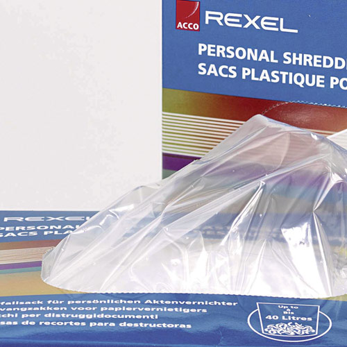 Rexel 40070 115 Litre Departmental Shredder Waste Sacks Pk of 100