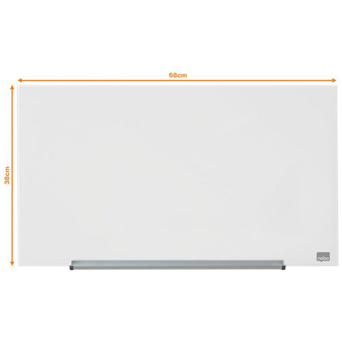 Nobo 1905175 Impression Pro Glass Magnetic Whiteboard 680x380mm