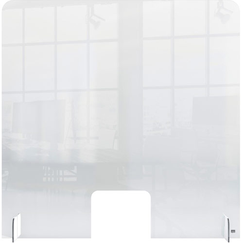 Nobo 1915488 Plexiglass Counter Screen with hole 700 x 850mm
