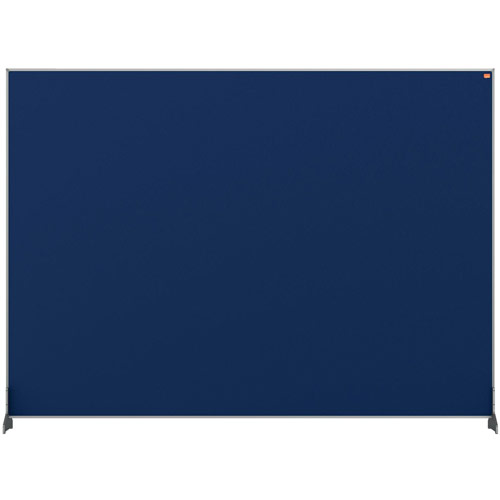 Nobo Impression Blue Pro Desk Divider Screen Felt Surface 1400x1000mm