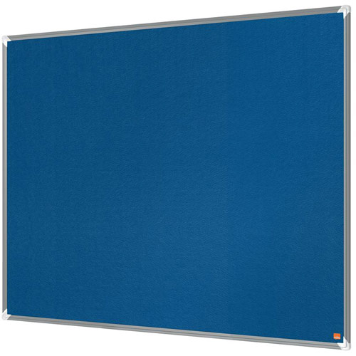 Nobo 1915189 Premium Plus Blue Felt Notice Board 1200x900mm