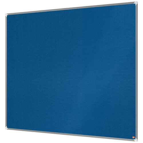 Nobo 1915191 Premium Plus Blue Felt Notice Board 1500x1200mm