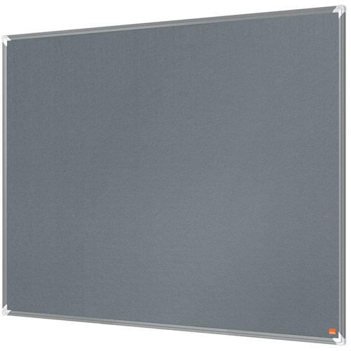 Nobo 1915196 Premium Plus Grey Felt Notice Board 1200x900mm