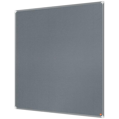 Nobo 1915197 Premium Plus Grey Felt Notice Board 1200x1200mm