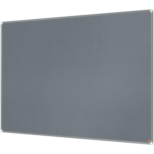 Nobo 1915199 Premium Plus Grey Felt Notice Board 1800x1200mm