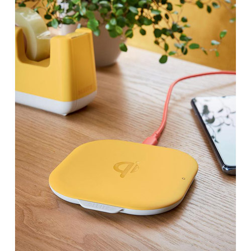 Leitz Cosy Qi Wireless Charger Warm Yellow