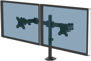Fellowes 8502601 Reflex Series Dual Monitor Arm