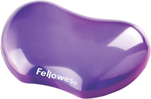 Fellowes 91477-72 Crystal Gel Flex Wrist Rest