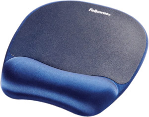 Fellowes 9172801 Memory Foam Wrist Rest and Mousepad Sapphire