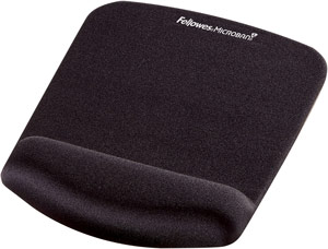 Fellowes 9252003 PlushTouch Mousepad Wrist Support Black