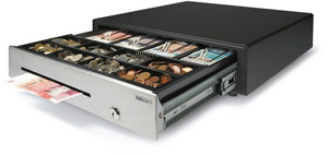 Safescan HD-4141S Heavy Duty Cash Drawer with 8 Coin and 4 Note Trays