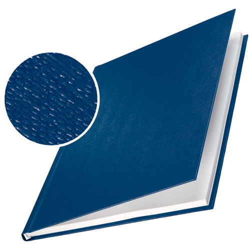 Leitz Hardcover Blue Linen Finishes