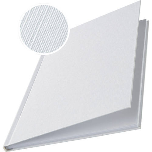 Leitz Hardcover White Linen Finishes