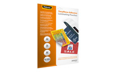 Fellowes Admire EasyDisplay Adhesive Backed Pouches - A4 80 mic 25pk