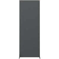 Nobo Impression Grey Pro Free Standing Room Divider Screen Felt Surface 600x1800mm