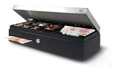 Safescan SD-4617S Flip Top Cash Drawer with 8 Coin and 4 Note Trays