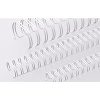 Renz Binding Wires 3:1 A5 -White - 16mm 50pk