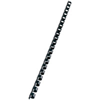 GBC CombBind Black Binding Combs - 9.5mm 100pk